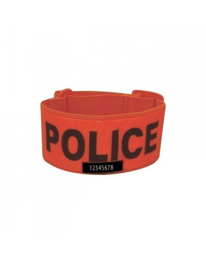 BRASSARD  ORANGE POLICE