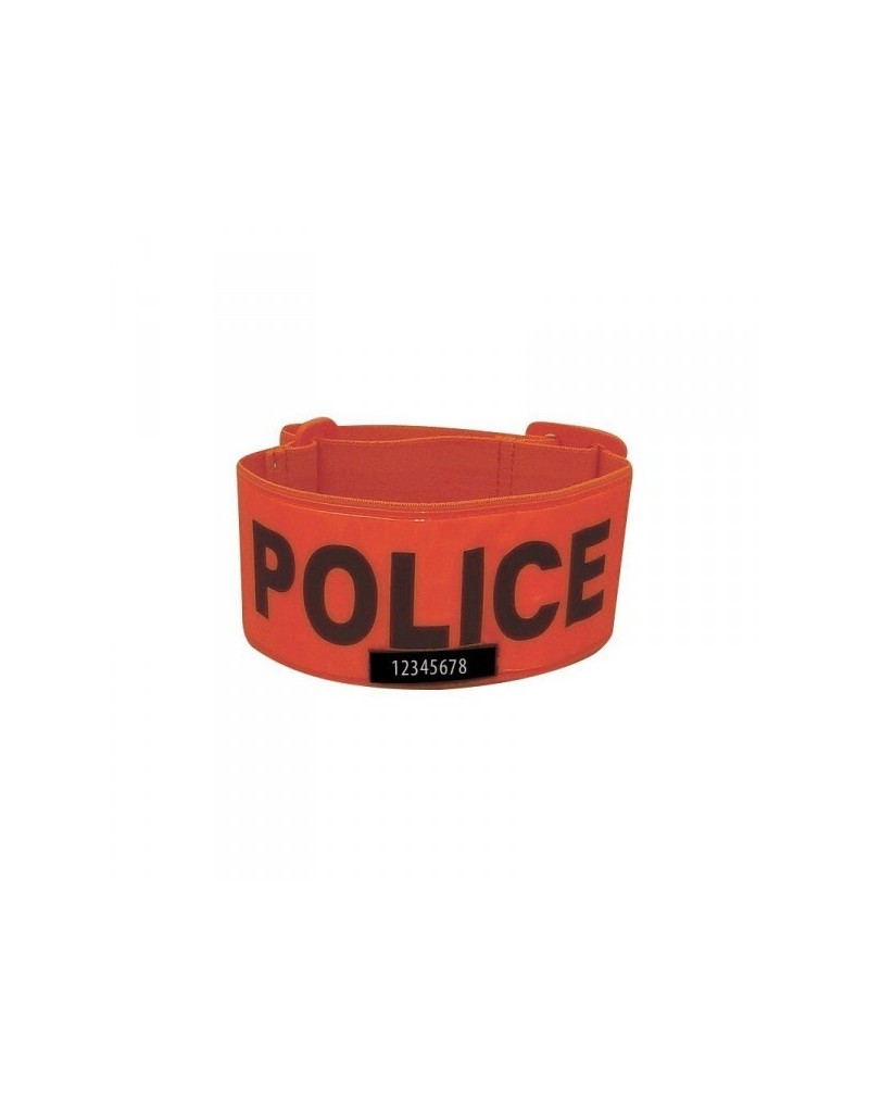 BRASSARD  ORANGE POLICE