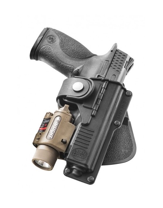 Paddle rotatif pour Glock 17/19 + lampe tactique