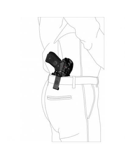 Holster discret  extensible pour pistolet 