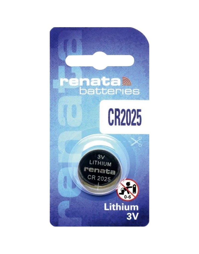 Pile Renata CR2025 lithium 3V -170 mAh Pile Renata CR2025 lithium 3V -170 mAh