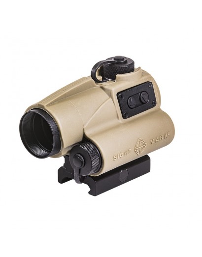 Viseur point rouge sightmark Wolverine 1x23 Compact Size tan