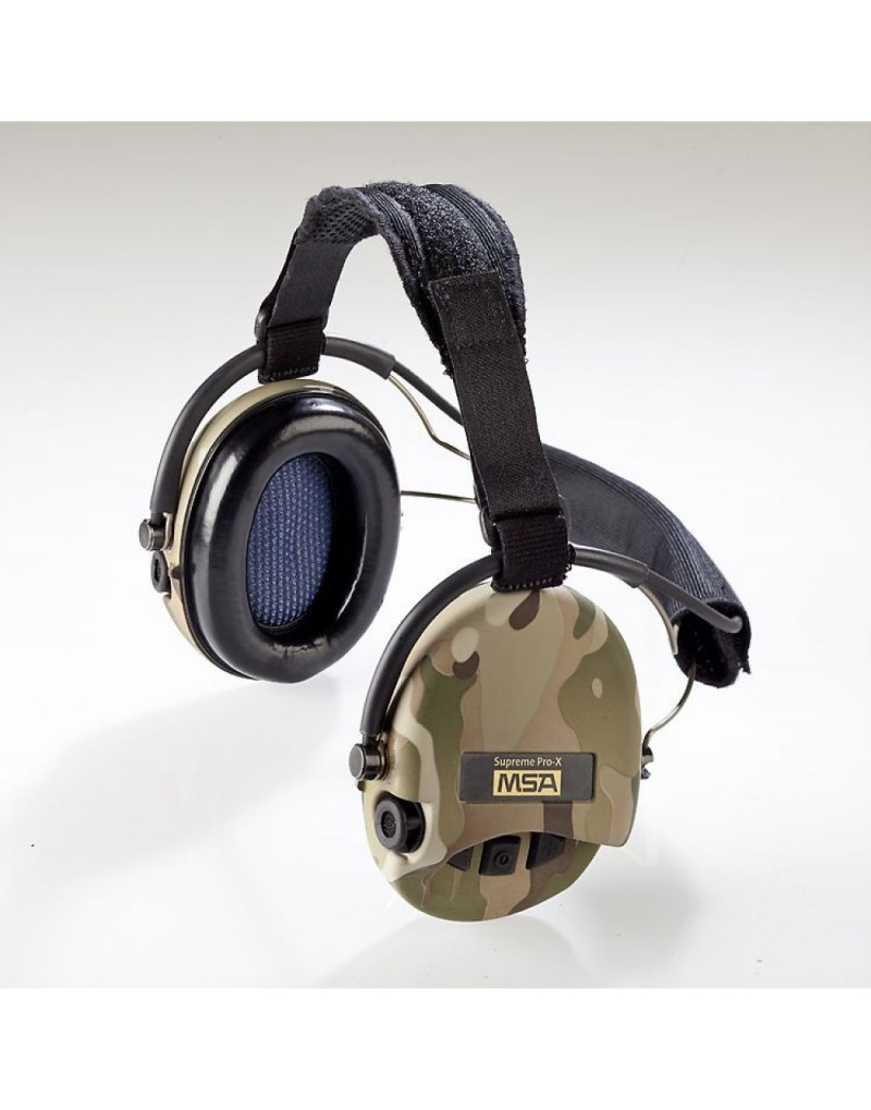 Casque MSA anti-bruit Suprême Pro-X serre-nuque cam 