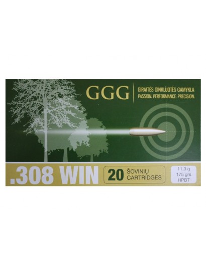 308 Win. HPBT Match 175gr - GGG