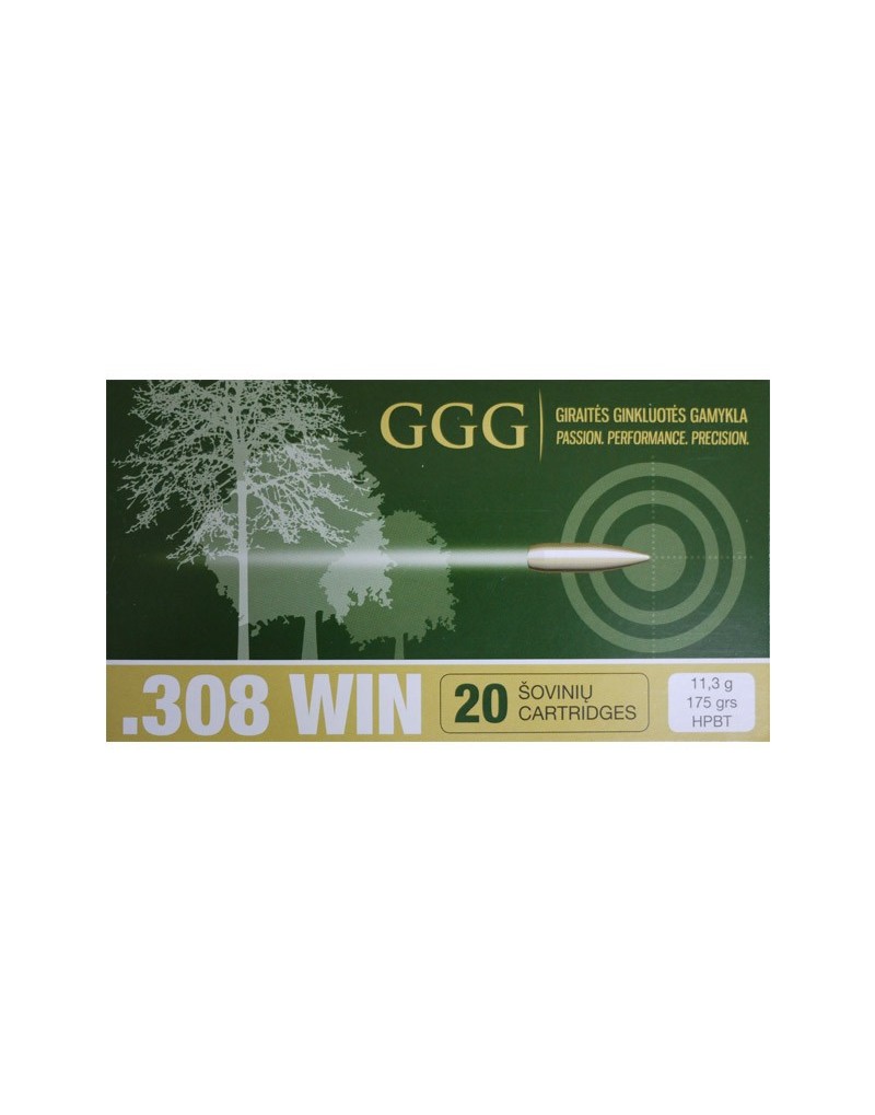 308 Win. HPBT Match 175gr - GGG